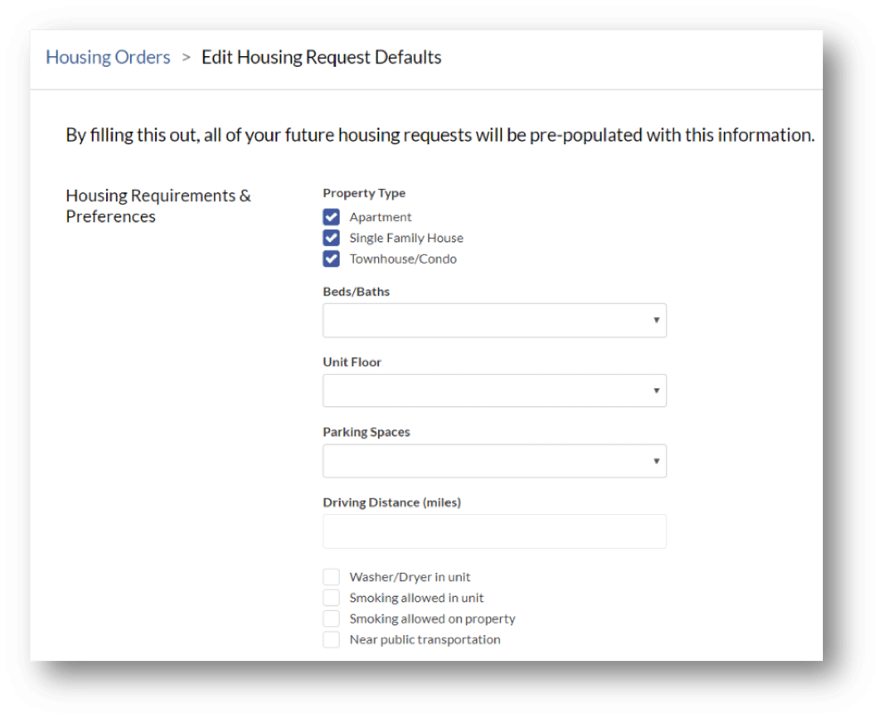 Form Defaults